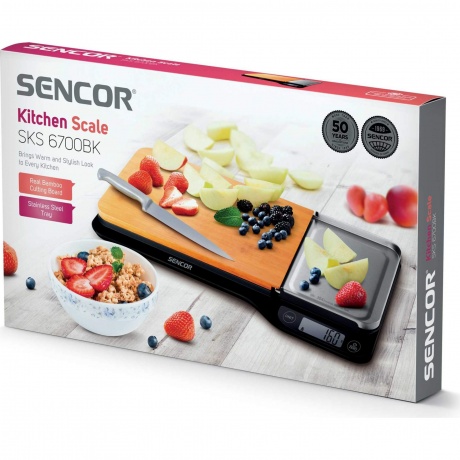 Весы кухонные Sencor SKS 6700BK - фото 3