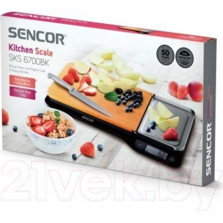 Весы кухонные Sencor SKS 6700BK - фото 4