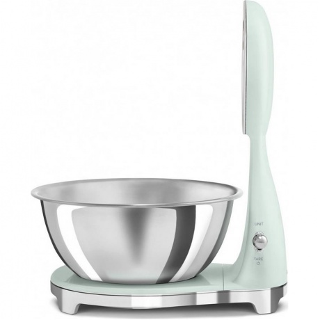 Весы кухонные Smeg KSF01PGWW пастельный зеленый - фото 4