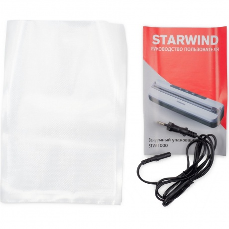 Вакуумный упаковщик Starwind STVA1000 110Вт серый - фото 18