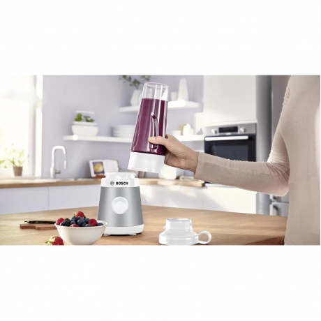 Блендер стационарный Bosch MMB2111T, 450 Вт. серебристый - фото 18