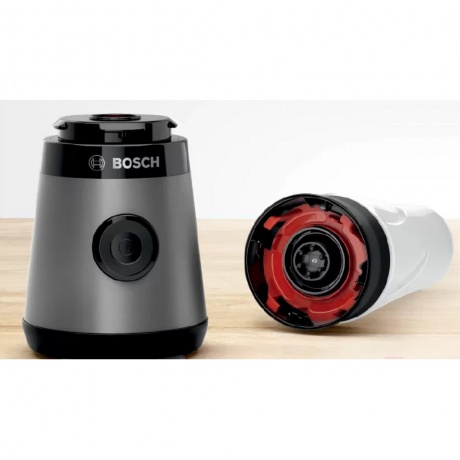 Блендер стационарный Bosch MMB2111S, 450 Вт, серый - фото 3