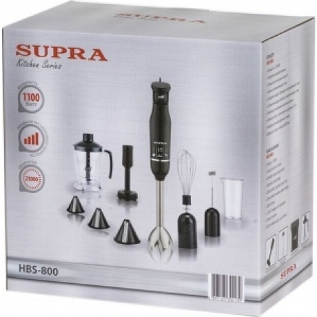 Блендер погружной Supra HBS-800 1100Вт черный - фото 16