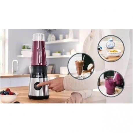 Блендер стационарный Bosch MMB2111M, 450 Вт, черный - фото 8