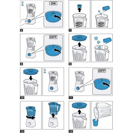 Блендер стационарный Bosch MMB6141W - фото 12