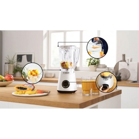 Блендер стационарный Bosch MMB6141W - фото 8