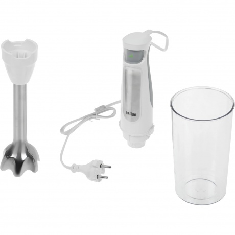 Блендер погружной Braun MultiQuick MQ7000WH 1000Вт белый/серебристый - фото 4