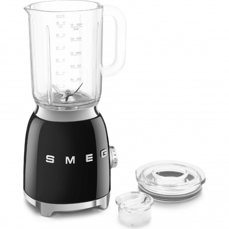 Блендер настольный Smeg BLF03BLEU черный - фото 1