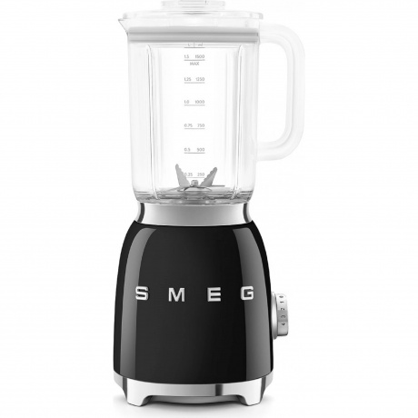 Блендер настольный Smeg BLF03BLEU черный - фото 2