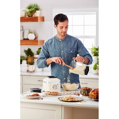 Блендер настольный KitchenAid Artisan 5KSB4026EMH молочный коктейль - фото 14