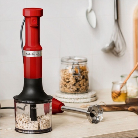 Блендер погружной KitchenAid 5KHBV83EER красный - фото 8
