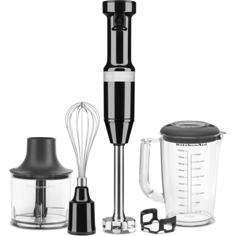 Блендер погружной KitchenAid 5KHBV83EOB черный - фото 1