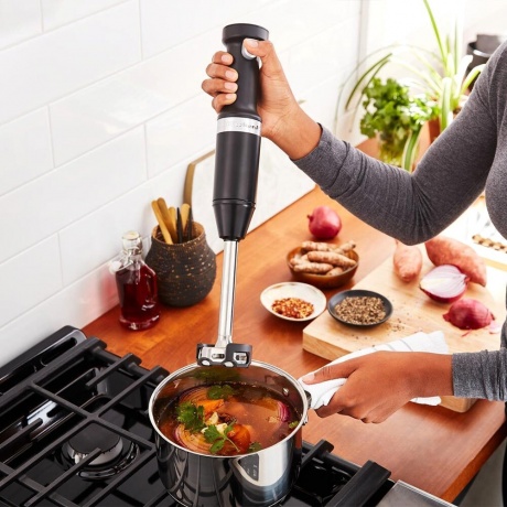 Блендер погружной KitchenAid 5KHBV83EOB черный - фото 8