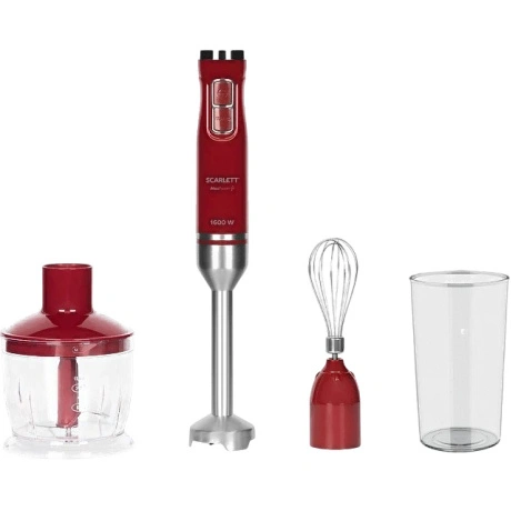 Блендер погружной Scarlett SC-HB42F68 1600Вт красный