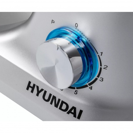 Миксер планетарный Hyundai HYM-S6551 серебристый - фото 7