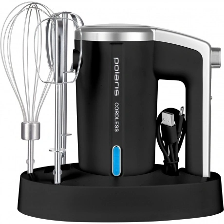 Миксер ручной Polaris PHM 2024 CordLess 200Вт черный
