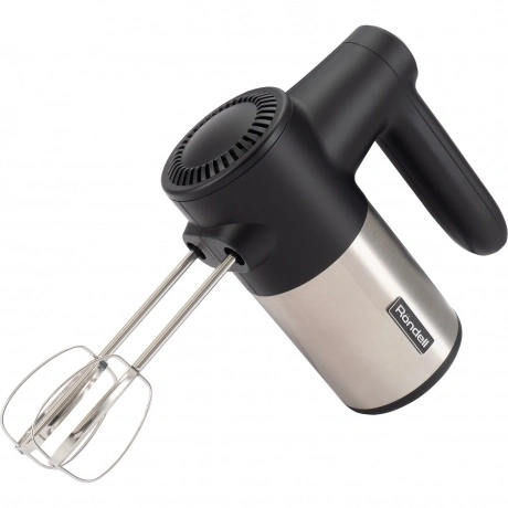 МиксерRondell RDE-1354 800Вт черный/серебристый