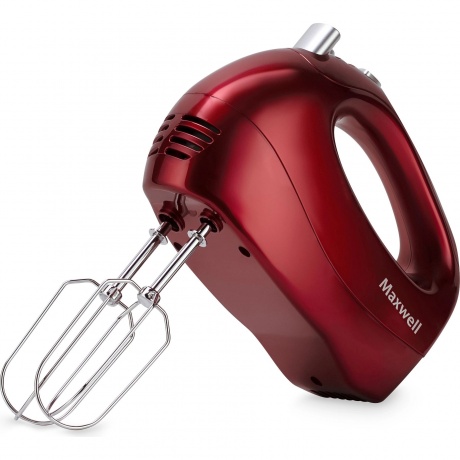 Миксер ручной Maxwell MW-1357 R 300Вт красный - фото 1