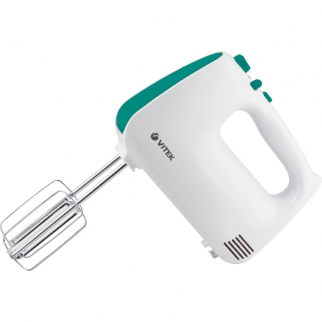 Миксер ручной Vitek VT-1490 600Вт белый/зеленый - фото 7