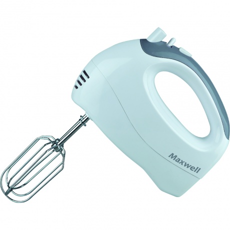 Миксер ручной Maxwell MW-1356 W 300Вт белый/серый - фото 1