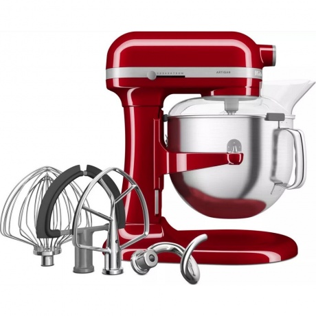 Миксер планетарный KitchenAid Artisan 5KSM70SHXEER красный - фото 6