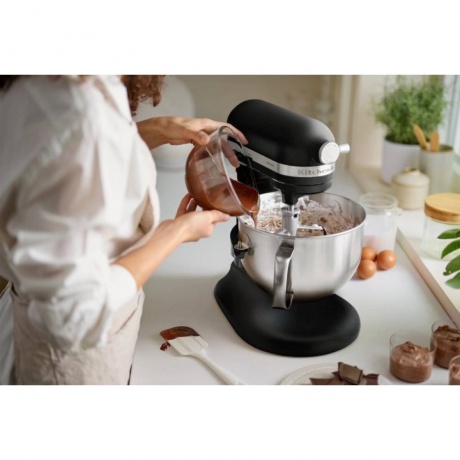 Миксер планетарный KitchenAid Artisan 5KSM60SPXEBM матовый черный - фото 11