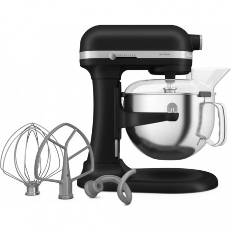 Миксер планетарный KitchenAid Artisan 5KSM60SPXEBM матовый черный - фото 4