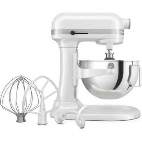Миксер планетарный KitchenAid 5KSM55SXXEWH белый - фото 5