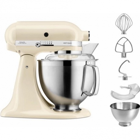 Миксер планетарный KitchenAid Artisan 5KSM185PSEAC кремовый - фото 3