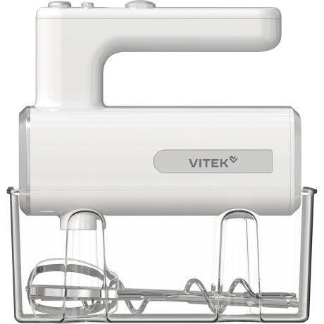 Миксер ручной Vitek VT-HM5005 800Вт белый/серебристый - фото 3