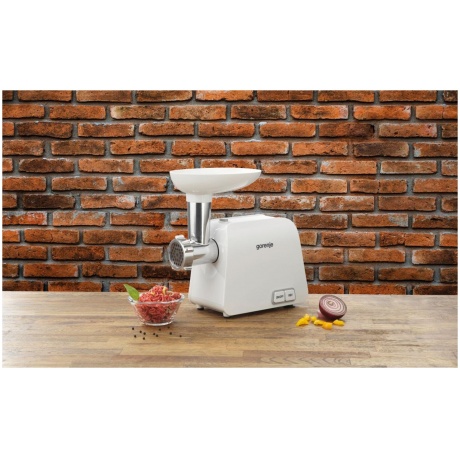 Мясорубка Gorenje MG1602W 1600Вт белый - фото 7