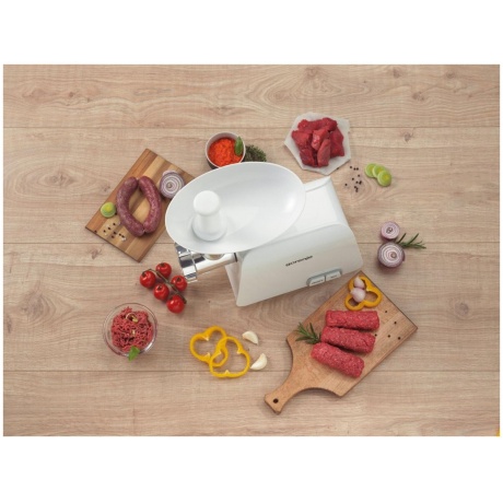 Мясорубка Gorenje MG1602W 1600Вт белый - фото 8