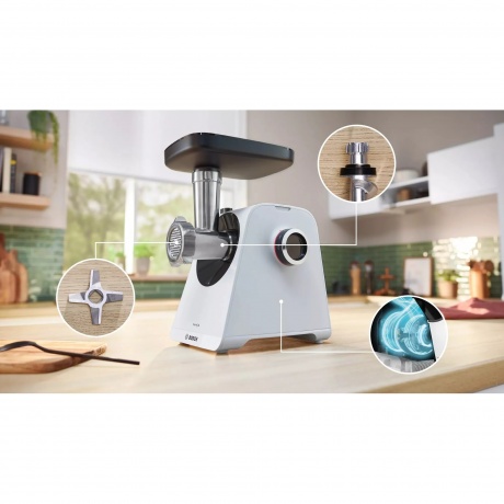 Мясорубка Bosch MFWS420W - фото 3