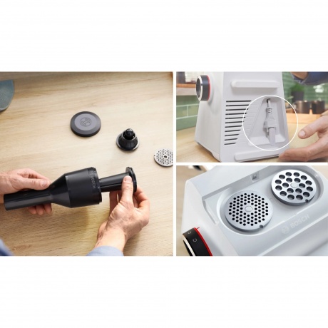 Мясорубка Bosch MFWS609W 2100Вт белый/черный - фото 4