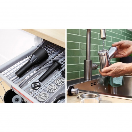 Мясорубка Bosch MFWS609W 2100Вт белый/черный - фото 6