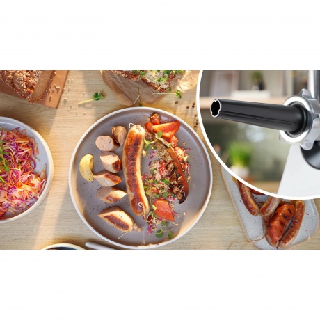 Мясорубка Bosch MFWS609W 2100Вт белый/черный - фото 8