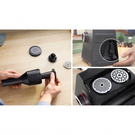 Мясорубка Bosch MFWS640B 2100Вт черный - фото 15