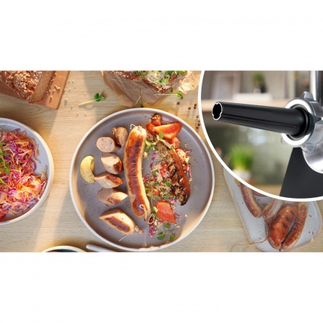 Мясорубка Bosch MFWS640B 2100Вт черный - фото 5