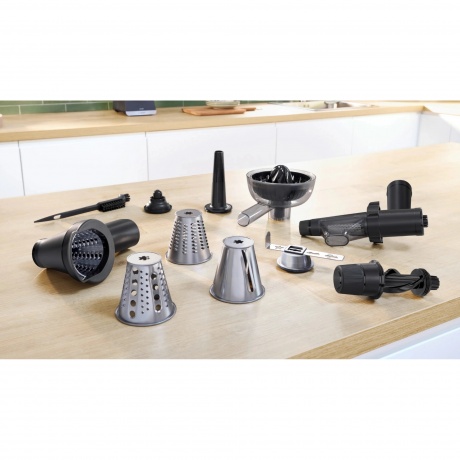 Мясорубка Bosch MFWS640B 2100Вт черный - фото 8