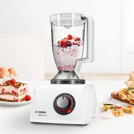Кухонный комбайн Bosch MC812W620 белый - фото 2