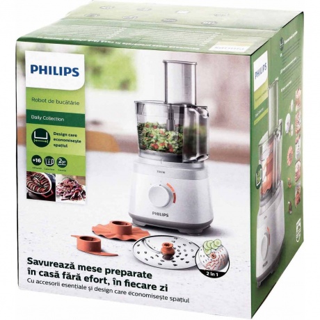 Кухонный комбайн Philips HR7310/00 белый - фото 4