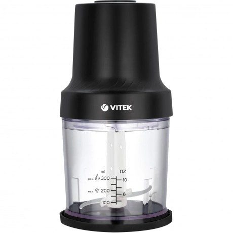 Измельчитель электрический Vitek VT-7131 0.3л. 800Вт черный