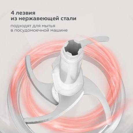 Измельчитель BQ CH2000 Белый-Серый - фото 11