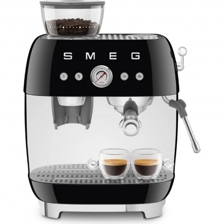 Кофемашина Smeg EGF03BLEU черная - фото 1