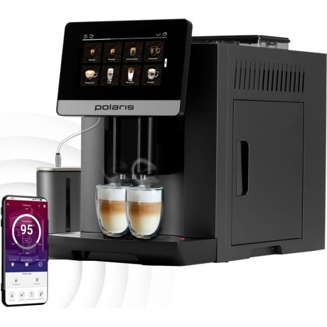 Кофемашина PACM 2080AC WIFI IQ Home AS Графитовый - фото 2