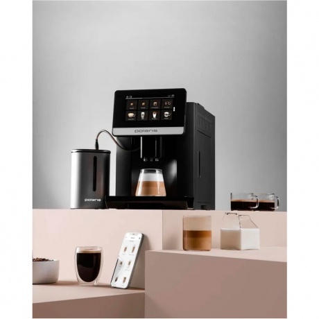 Кофемашина PACM 2080AC WIFI IQ Home AS Графитовый - фото 11