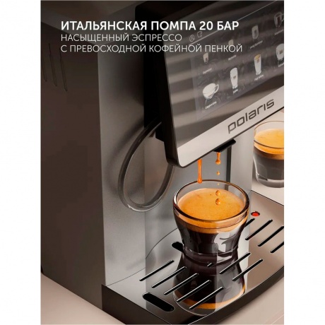 Кофемашина PACM 2080AC WIFI IQ Home AS Графитовый - фото 10