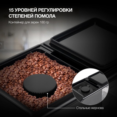 Кофемашина Hyundai HAM-4001 1350Вт черный - фото 15