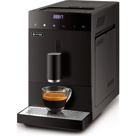 Кофемашина Vitek VT-8700 Metropolis 1350Вт черный