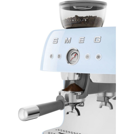 Кофемашина Smeg EGF03PBEU пастельный голубой - фото 4